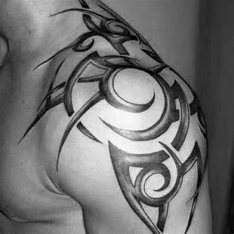 Tribal Shoulder Tattoos For Men Masculine Design Ideas