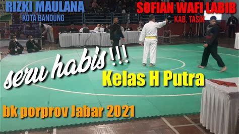 RIZKI Maulana Vs Sofian Kelas H Putra Kota Bandung Vs Kab Tasik Bk