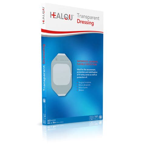 Healqu Transparent Dressing Box Of 10 Mymedicaloutlet