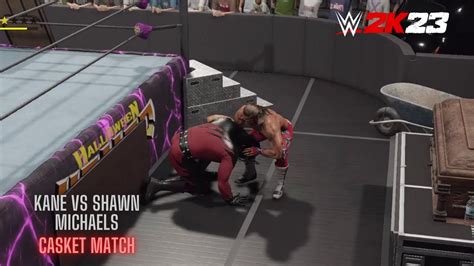 Wwe K Casket Match Kane Vs Shawn Michaels Wwe Wwe K Casket