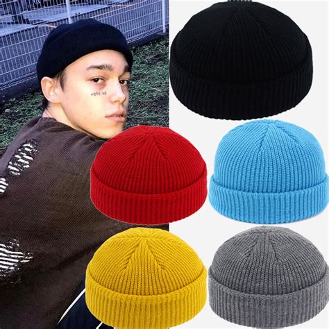 Fashion Hip Hop Beanie Knitted Hat Men S Women Skullcap Spring Winter