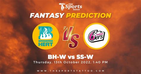 Bh W Vs Ss W Dream11 Prediction Fantasy Cricket Tips Dream11 Team