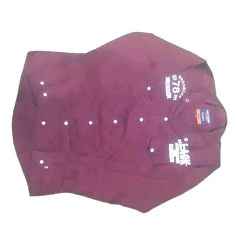 Maroon Printed Cotton Shirt Casual Full Sleeves At Rs 185 In New Delhi