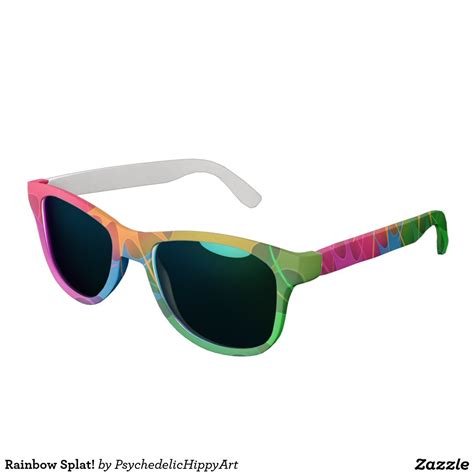 Rainbow Splat Sunglasses Rainbow Sunglasses Sunglasses Eyewear Sunglasses