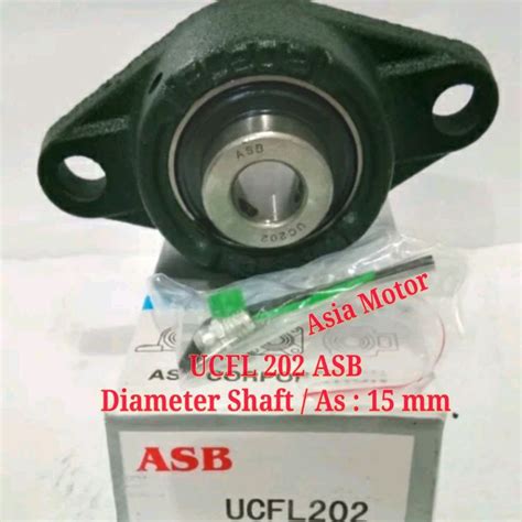 Jual Bearing Pillow Block UCFL 202 As 15 Mm ASB Bering Laher Pilow Blok