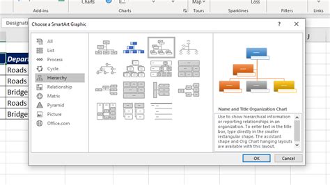 How to create an Organizational Chart in Excel - XL n CAD