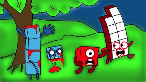 Oh No Numberblocks Becomes A Zombie Fan Made Coloring Stories