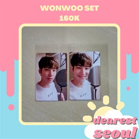 Jual Photocard Semicolon Wonwoo Set Booked Shopee Indonesia