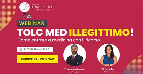 Webinar Tolc Di Medicina Ricorso Test Medicina