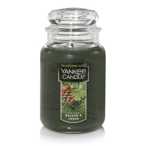 Yankee Candle Large 22 Oz Balsam And Cedar Candle 1062314 Blain S Farm And Fleet