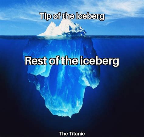 It S Just The Tip Of The Iceberg Meme