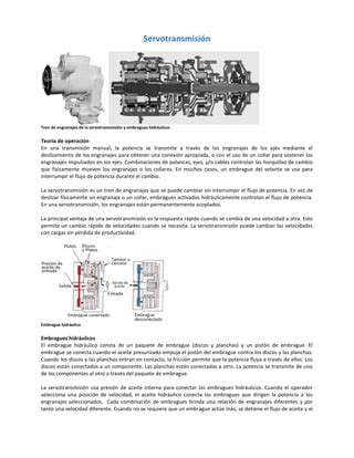 437766602 Servotransmision Pdf