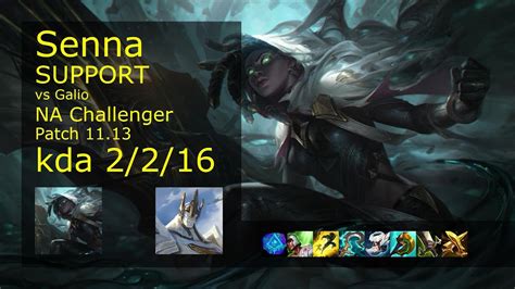 Senna Support Draven Vs Galio Varus Na Challenger Patch