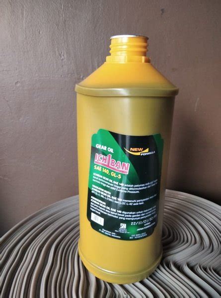 Jual Oli Gardan Sae140 Ichiban Oli Gear Sae 140 Isi 1liter Di Lapak Std