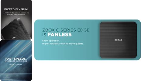 Zotac Zbox Edge Ci Mini Pc Debuts With Slim Fanless Design