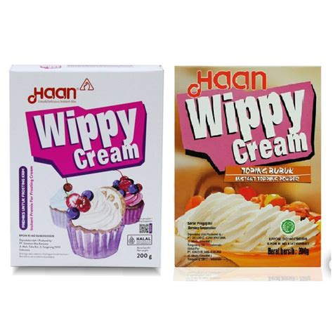 Haan Wipping Whippy Wippy Whipped Cream Powder Haan Gr Gr