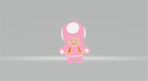 Toadette Necklace/Keychain by Blakesmakes3d | Download free STL model ...