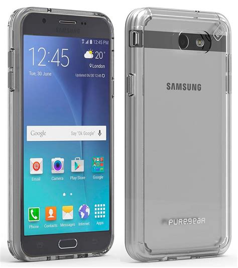 Case For Galaxy J3 Luna Pro PureGear Slim Shell Pro Clear Transparent