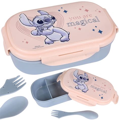 Stitch Śniadaniówka ze sztućcami lunchbox na kanapki Disney Sklep