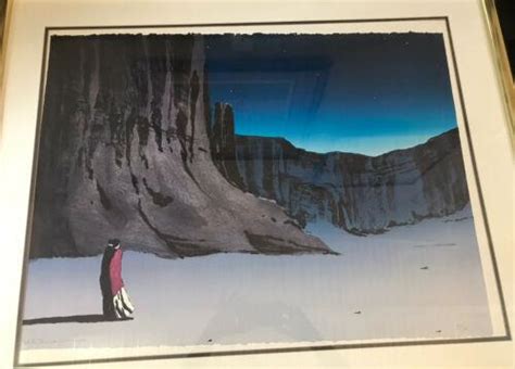 R C Gorman Canyon De Chelly Night Print Navajo Native Artist