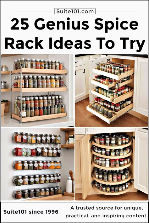 25 Spice Rack Ideas For Efficient Storage Solutions