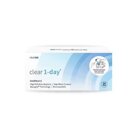 Wyr B Medyczny Clear Lab Clear Day Soczewki Kontaktowe Bezbarwne