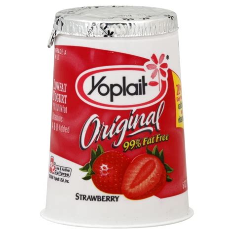 Yoplait Original Yogurt Strawberry Low Fat