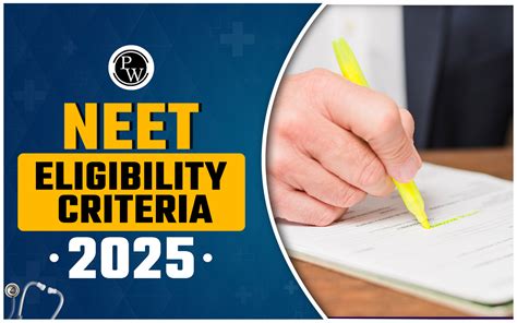 NEET Eligibility Criteria 2025 Age Limit No Of Attemps Qualification