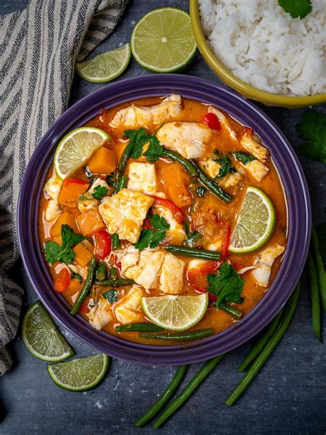 Easy Thai Red Fish Curry Skinny Spatula