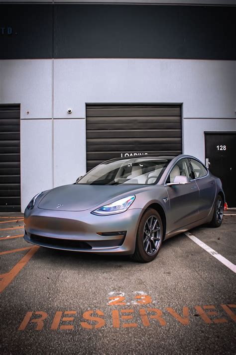 Tesla Model 3 Satin Psychodellic Vinyl Wrap Artofit