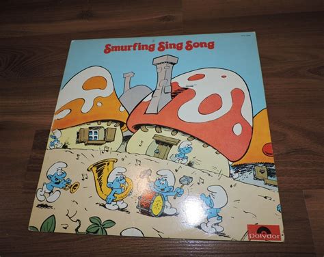 12 Smurfing Sing Song The Smurfs Music Record Lp Children Etsy