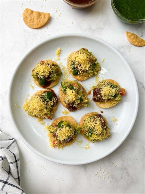 Avocado Papdi Chaat Indian Veggie Delight