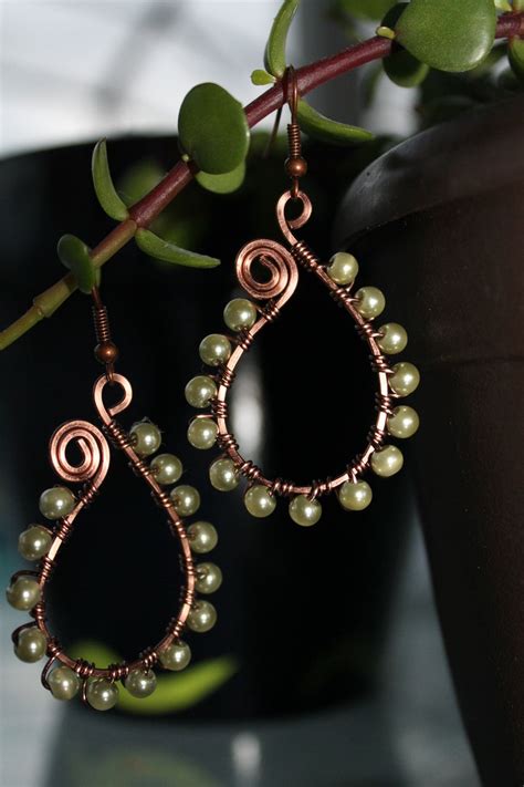 Pin By Mary Twinkle Brady On Beading Tutorial Silver Wire Earrings