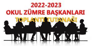 2022 2023 Okul Zümre Başkanları Toplantı Tutanağı Sosyal Bilgiler