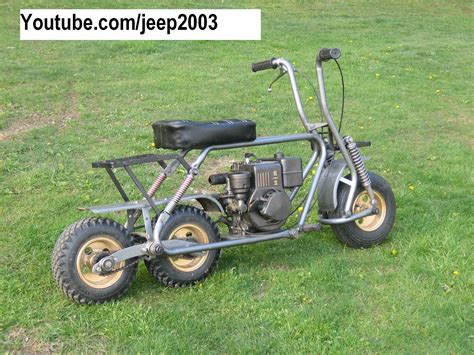 Homemade Tandem Minibike With Dual Rear Wheel Drive Mini Bike Mini Motorbike Custom Mini Bike