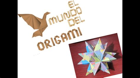 Icosaedro Estrellado Origami Modular YouTube