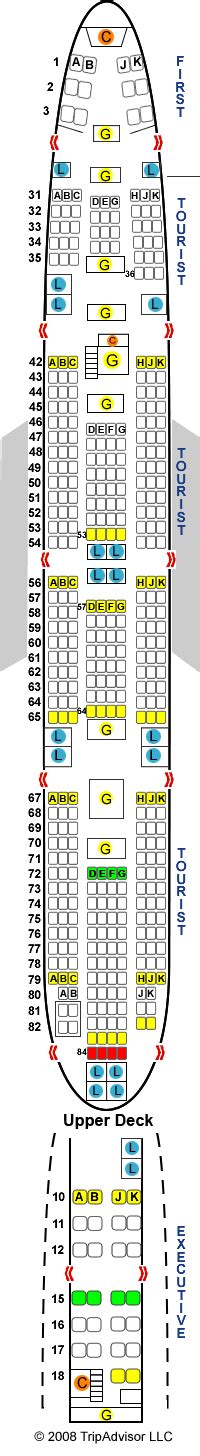 SeatGuru Seat Map Air India Boeing 747 400 744