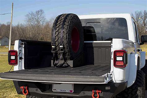 Fishbone Offroad Fb Universal In Bed Tire Carrier For Jeep