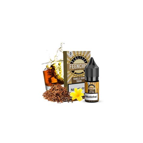 Vanille Rum Tabak Feenchen Liquid Ml Mg Mit Banderole