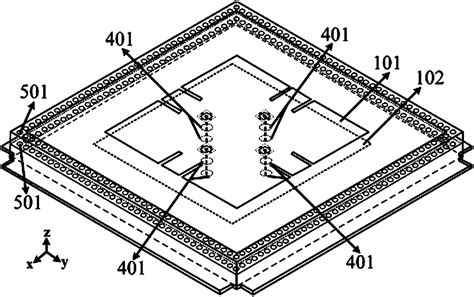 Double Frequency Dual Polarization Stacked Patch Antenna Based On Microstrip Balun Feed And