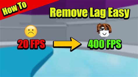 How To Boost Fps Remove And Fix All The Lag On Roblox 2020 Super Easy