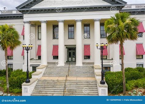 Aerial Photo Florida State Capitol Building Tallahassee Stock Photo