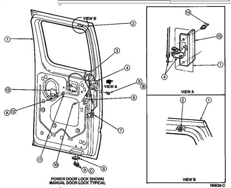 E150 Rear Door Latch Diagram