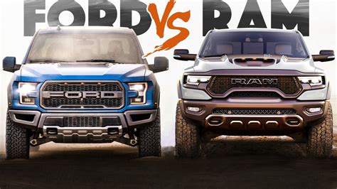 2021 RAM 1500 TRX Vs Ford Raptor STYLING MATTERS YouTube