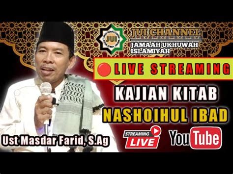 LIVE KAJIAN KITAB NASHOIHUL IBAD YouTube