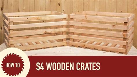 26 Popular Collection How To Make Wooden Crates Wood Crates Small