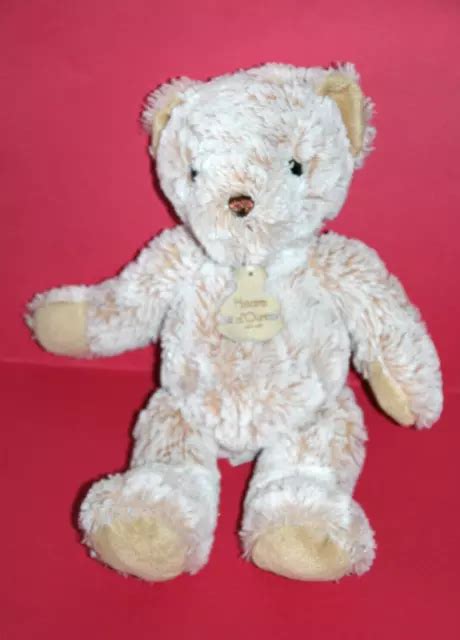 HISTOIRE D OURS DOUDOU Peluche Ours Les Z Animoos Beige Chine Ho2036