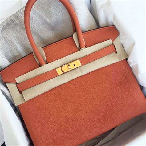 Hermes Birkin 30 Terre Battue Togo Gold Hardware X Vendome Monte Carlo