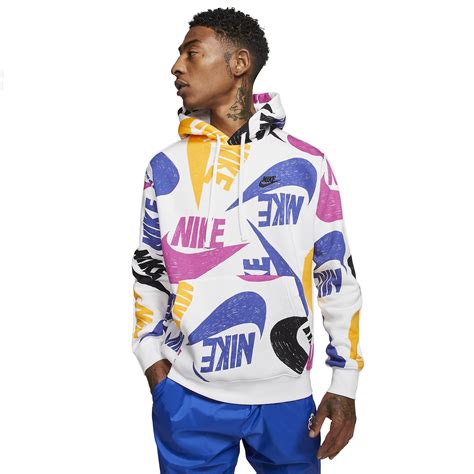 Nike Sportswear Club Pullover All Over Print Hoodie Erkek Sweatshirt Cj6312 Barçın