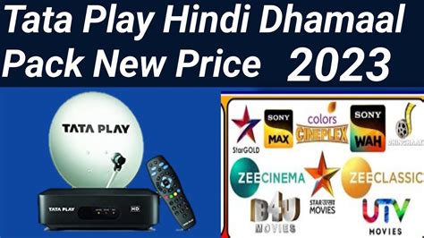 Tata Play Hindi Dhamaal Pack New Price 2023 Tata Play Hindi Dhamaal